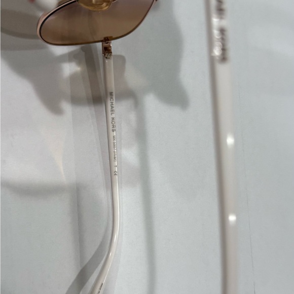 Michael Kors Collection Gold Sunglasses Aviator Style - Picture 6 of 8